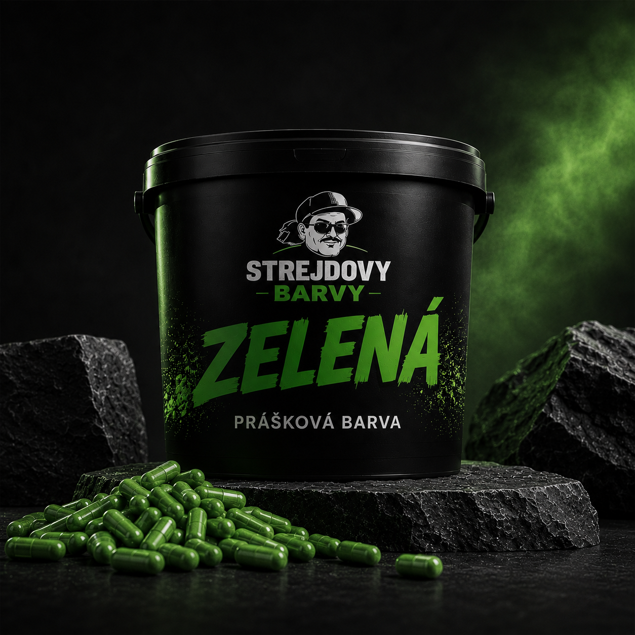 Kapsle - zelené